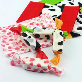 Food Candy Packaging Plastic Wrap Roll Film Sachet Printing Aluminum Film In Roll For Candy